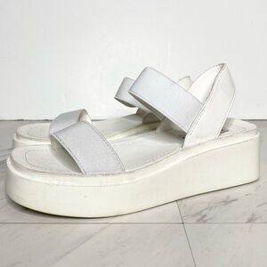 Steve Madden Janice Platform Square Toe Sandal 5 1/2 M